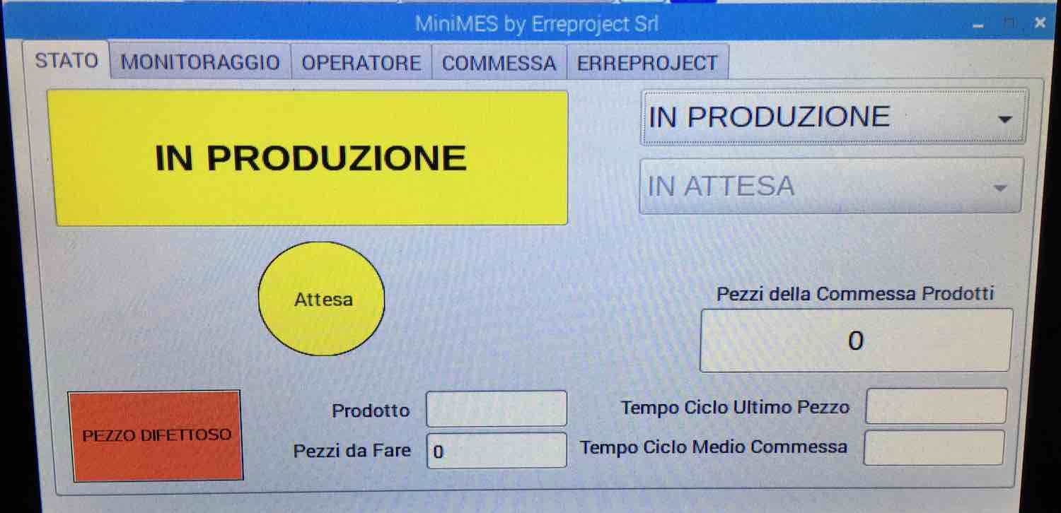 Terminale Operatore MiniMES